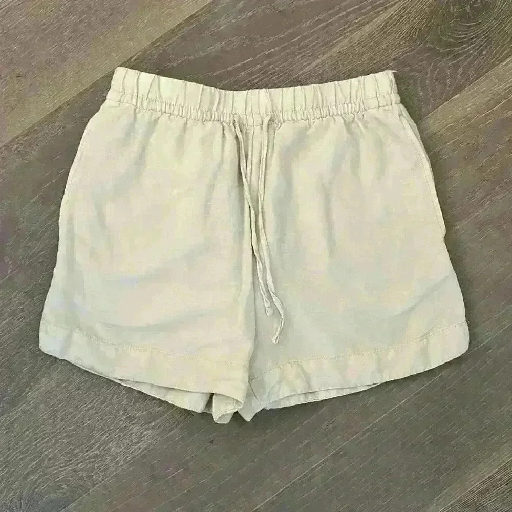 H&M Linen Blend Shorts
